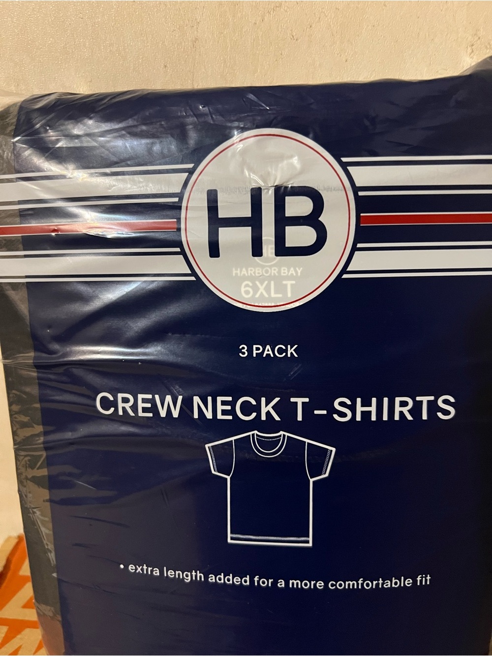 Harbor Bay HB Crew Neck T-Shirts - Black (3 Pack)
